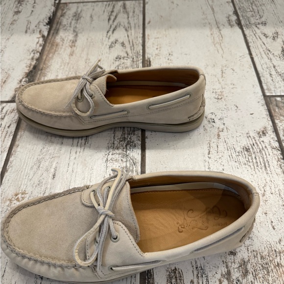 Sperry Gold Cup White Suede sz 10.5 - Picture 6 of 8